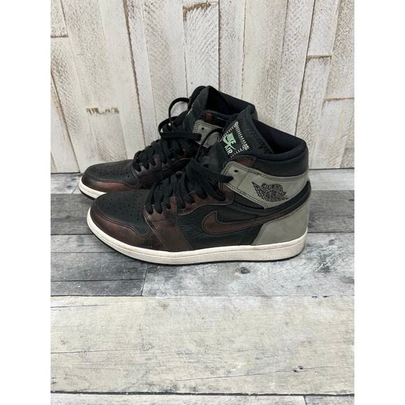 AIR JORDAN 1 RETRO HIGH OG “PATINA” 
BLACK/FRESH MINT-LIGHT ARMY-SAIL, SIZE 9 main image 8